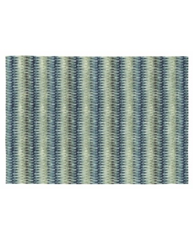 Tapis décoratif en coton en impression digital bleu 80x150 cm