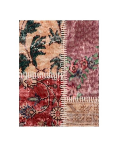 Tapis ethnique patchwork en polyester multicolore 200x290