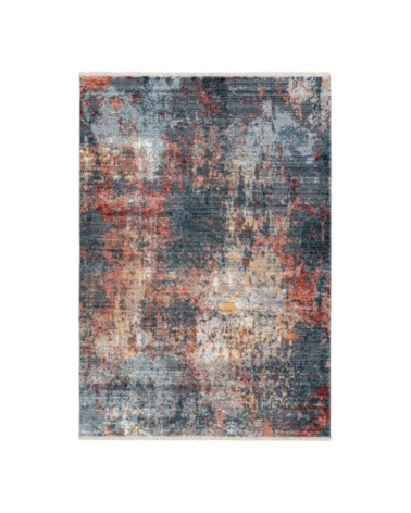 Tapis rayé vintage en polypropylène multicolore 200x290