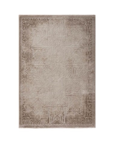 Tapis ethnique vintage en polyester beige 160x230