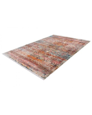 Tapis rayé vintage en polypropylène multicolore 120x170