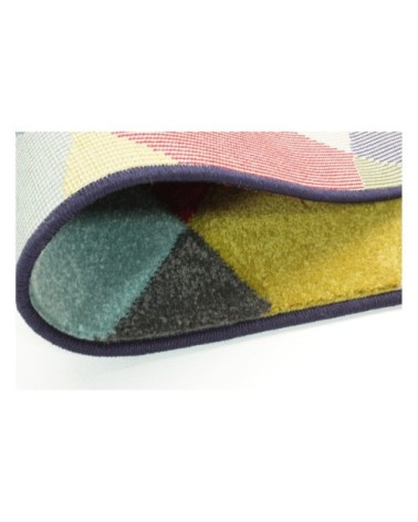 Tapis  design en polypropylène multicolore 80x150