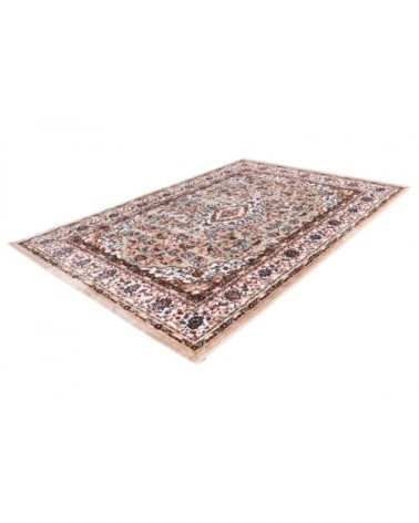 Tapis ethnique orientale en polyester beige 160x230
