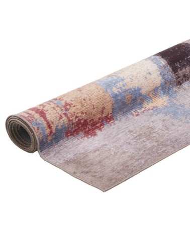 Tapis rayé design en polyester multicolore 160x230