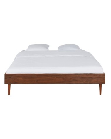 Lit vintage avec sommier à lattes 160x200