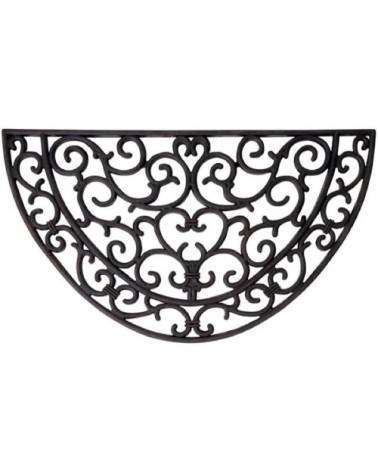 Paillasson caoutchouc demi-lune 68x40