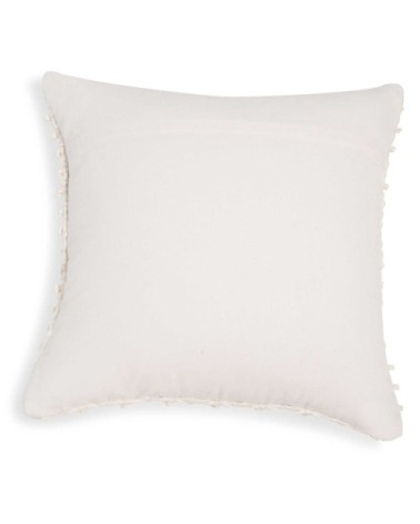 Coussin en coton ivoire 45x45