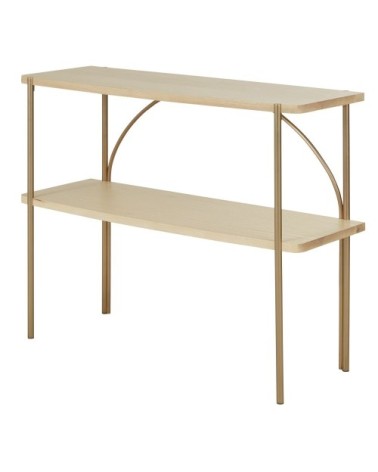 Console en métal coloris laiton