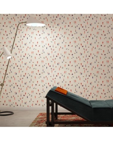 Rouleau de papier peint imprimé vintage