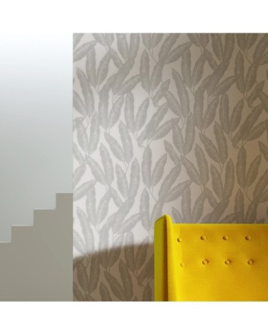 Rouleau de papier peint imprimé feuillage