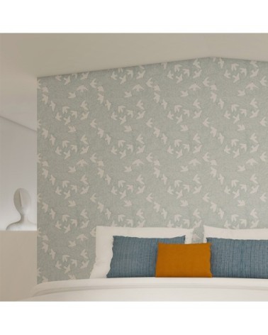 Rouleau de papier peint imprimé oiseaux