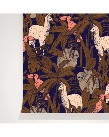 Rouleau de papier peint imprimé jungle