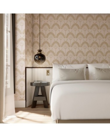 Rouleau de papier peint imprimé végétal