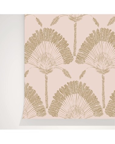 Rouleau de papier peint imprimé végétal