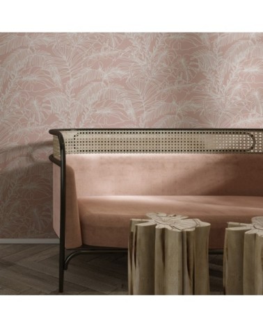 Rouleau de papier peint imprimé végétal