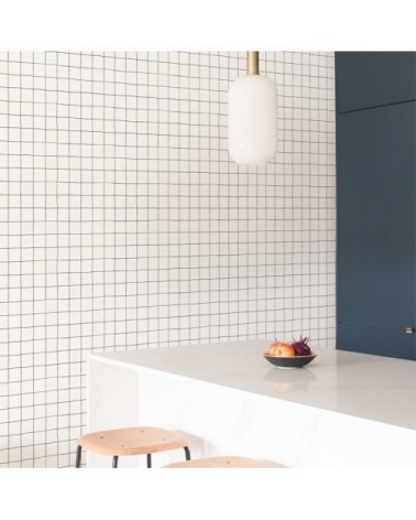 Rouleau de papier peint imprimé grille