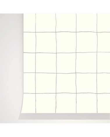 Rouleau de papier peint imprimé grille