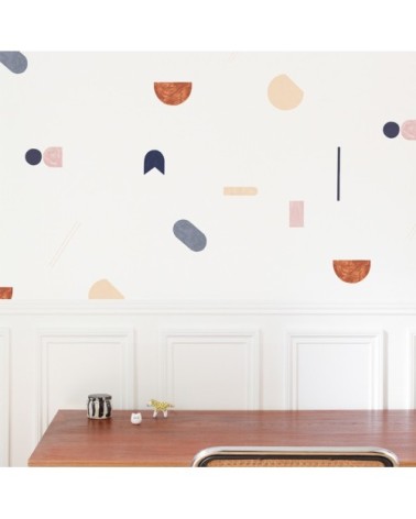 Rouleau de papier peint graphique