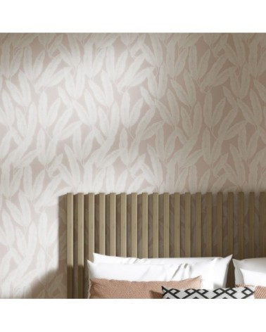 Rouleau de papier peint imprimé feuillage