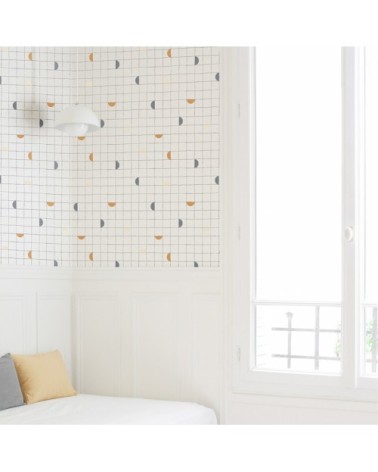 Rouleau de papier peint graphique