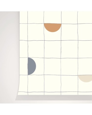 Rouleau de papier peint graphique