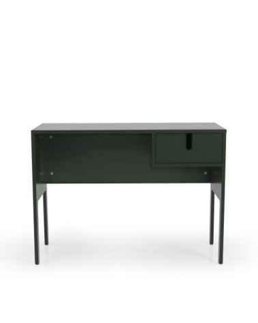 Bureau en bois 1 tiroir L105cm vert kaki