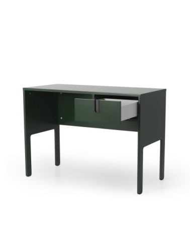 Bureau en bois 1 tiroir L105cm vert kaki