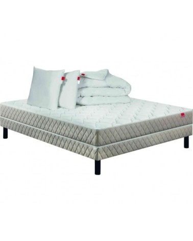 Prêt à dormir ressorts ensachés confort ferme 140x190