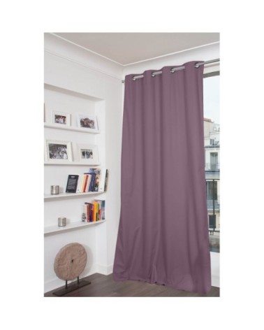 Rideau occultant total violet guimauve 135 x 250