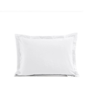 Taie d'oreiller oeko-tex® coton blanc 50x70 cm