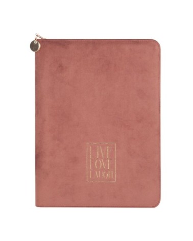 Porte-documents vieux rose