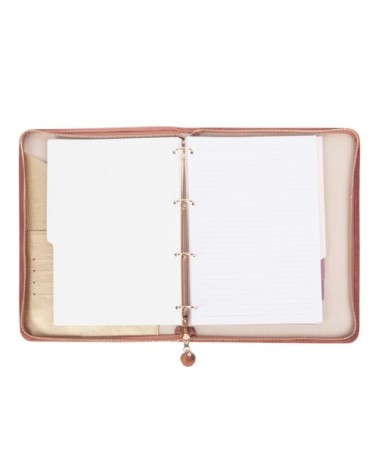 Porte-documents vieux rose