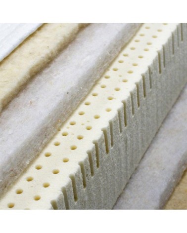 Matelas 100% latex naturel 2x80x200
