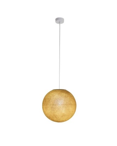 Suspension simple globe M moutarde