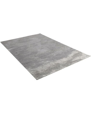 Tapis moderne brillant tissé machine argent 120x180 cm