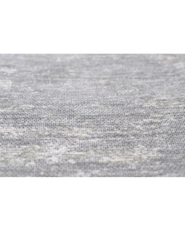 Tapis moderne brillant tissé machine argent 120x180 cm