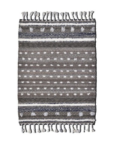 Tapis kelim berbère en laine fait à la main naturel 160x230