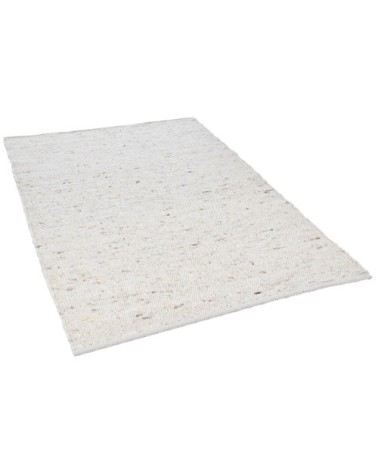 Tapis tissé à la main en laine naturelle naturel 70x130