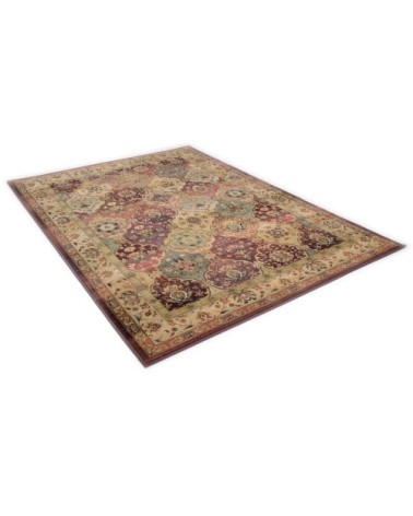 Tapis d'orient classique tissé machine - rouge 120x180 cm