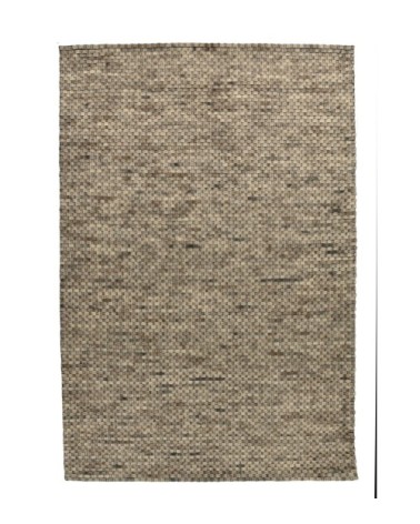 Tapis feutré en laine naturelle fait main naturel 170x240