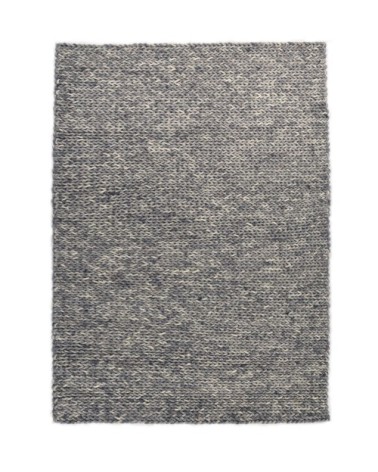 Tapis feutré en laine naturelle gris 170x240