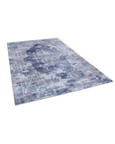 Tapis imprimé en motif vintage - bleu 160x230 cm