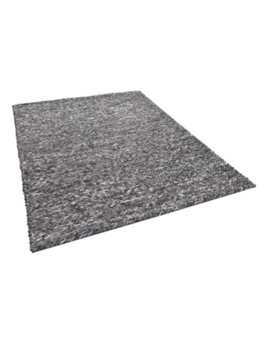 Tapis feutré en laine naturelle gris 170x240