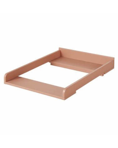 Plan à langer pour commode terracotta