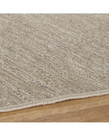 Tapis en polypropylène beige et écru 140x200