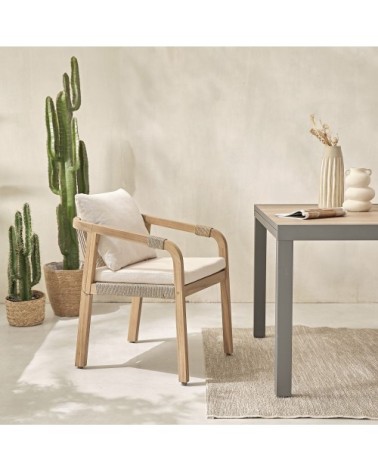 Tapis en polypropylène beige et écru 140x200