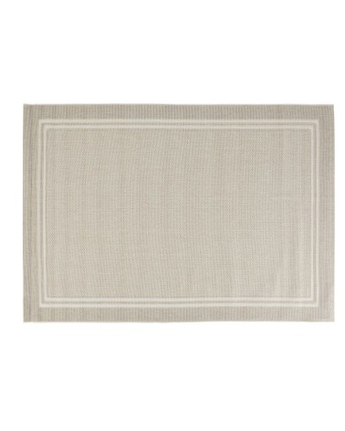 Tapis en polypropylène tissé beige 140X200