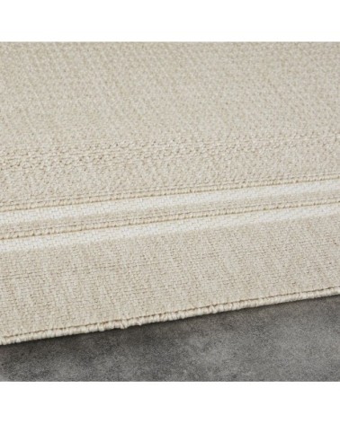 Tapis en polypropylène tissé beige 140X200