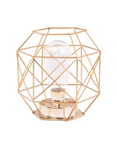 Déco lumineuse ampoule copper