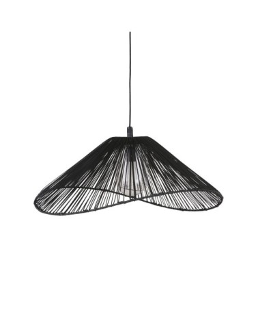 Suspension filaire en métal noir